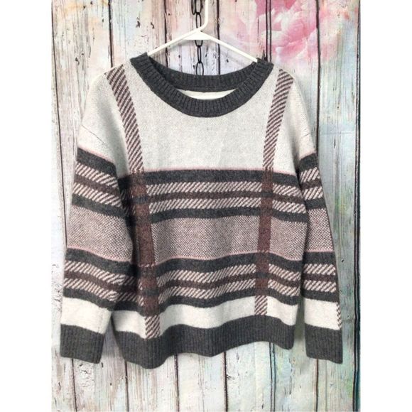 EVRI Crewneck Sweater Multi Color Size 0X ~ Nice! 👍 - Picture 13 of 13